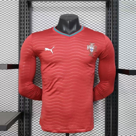 Portugal World Cup 2026 Home Replica Long Sleeve Jersey Adults